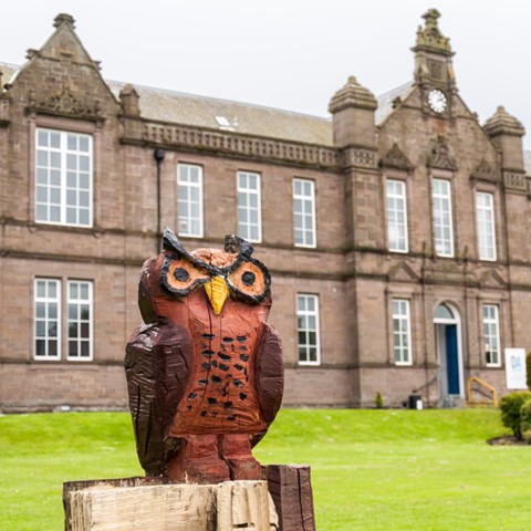 The Owl at the Isla Building, Arbroath Campus